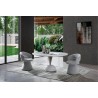 Olympia Round Dining Table in White-Lifestyle 2
