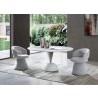 Olympia Round Dining Table in White-Lifestyle 1