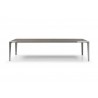 Elena Dining Table in Gray-front view