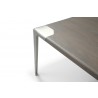 Elena Dining Table in Gray-details