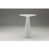 Maldives Bar Table White with Grey Epoxy Cement Base