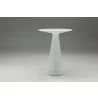Maldives Bar Table White with Grey Epoxy Cement Base - Maldives Bar Table White with Grey Epoxy Cement Base