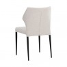 Sunpan James Stackable Dining Chair in City Beige - Set of Two - Back Side Angle