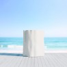 Azzurro Living Daintree Side Table With Bone Concrete Frame And Bone Concrete - Lifestyle
