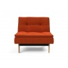 Innovation Living Dublexo Eik Chair Oak-Elegance Paprika-Front View