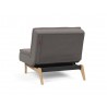 Innovation Living Dublexo Eik Chair Oak-Mixed Dance Grey-Angle Back 
