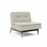 Innovation Living Dublexo Eik Chair OakMixed Dance Natural-Angle Front - Innovation Living Dublexo Eik Chair OakMixed Dance Natural-Angle Front
