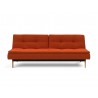 Innovation Living Dublexo Eik Sofa Bed Oak-Elegance Paprika- Front 