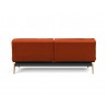 Innovation Living Dublexo Eik Sofa Bed Oak-Elegance Paprika-Back Side
