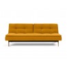 Innovation Living Dublexo Eik Sofa Bed Oak-Elegance Burned-Front ViewCurry