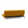 Innovation Living Dublexo Eik Sofa Bed Oak-Elegance Burned Curry- Angle Back View