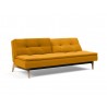 Innovation Living Dublexo Eik Sofa Bed Oak-Elegance Burned Curry- Semi Folded