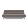 Innovation Living Dublexo Eik Sofa Bed Oak-Mixed Dance Grey-Front View