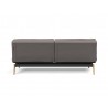 Innovation Living Dublexo Eik Sofa Bed Oak-Mixed Dance Grey-Full Back View