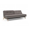 Innovation Living Dublexo Eik Sofa Bed Oak-Mixed Dance Grey-Semi Folded