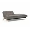 Innovation Living Dublexo Eik Sofa Bed Oak-Mixed Dance Grey - Half Folded - Innovation Living Dublexo Eik Sofa Bed Oak-Mixed Dance Grey - Half Folded