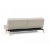 Innovation Living Dublexo Eik Sofa Bed Oak-Mixed Dance Natural - Back View