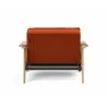 Innovation Living Dublexo Frej Chair Oak-Elegance Paprika-Back View - Innovation Living Dublexo Frej Chair Oak-Elegance Paprika-Back View