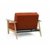 Innovation Living Dublexo Frej Chair Oak-Elegance Paprika-Angle Back View - Innovation Living Dublexo Frej Chair Oak-Elegance Paprika-Angle Back View