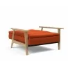 Innovation Living Dublexo Frej Chair Oak-Elegance Paprika-Folded  - Innovation Living Dublexo Frej Chair Oak-Elegance Paprika-Folded 