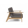 Innovation Living Dublexo Frej Chair Oak-Mixed Dance Grey-Side View