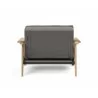 Innovation Living Dublexo Frej Chair Oak-Mixed Dance Grey-Back View - Innovation Living Dublexo Frej Chair Oak-Mixed Dance Grey-Back View