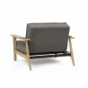 Innovation Living Dublexo Frej Chair Oak-Mixed Dance Grey-Angle Back  - Innovation Living Dublexo Frej Chair Oak-Mixed Dance Grey-Angle Back 