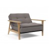 Innovation Living Dublexo Frej Chair Oak-Mixed Dance Grey-Half Folded