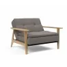 Innovation Living Dublexo Frej Chair Oak-Mixed Dance Grey-Half Folded - Innovation Living Dublexo Frej Chair Oak-Mixed Dance Grey-Half Folded