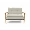 Innovation Living Dublexo Frej Chair Oak-Mixed Dance Natural-Front View - Innovation Living Dublexo Frej Chair Oak-Mixed Dance Natural-Front View