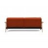Innovation Living Dublexo Frej Sofa Bed Oak-Elegance Paprika-Back View