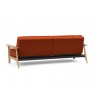 Innovation Living Dublexo Frej Sofa Bed Oak-Elegance Paprika- Angle Back view