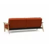 Innovation Living Dublexo Frej Sofa Bed Oak-Elegance Paprika- Angle Back view - Innovation Living Dublexo Frej Sofa Bed Oak-Elegance Paprika- Angle Back view