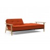 Innovation Living Dublexo Frej Sofa Bed Oak-Elegance Paprika- Half Folded