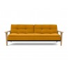 Innovation Living Dublexo Frej Sofa Bed Oak-Elegance Burnt Curry-Front View