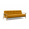 Innovation Living Dublexo Frej Sofa Bed Oak-Elegance Burnt Curry-Front Side 