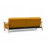 Innovation Living Dublexo Frej Sofa Bed Oak-Elegance Burnt Curry-Back Side View