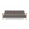Innovation Living Dublexo Frej Sofa Bed Oak- Mixed Dance Grey- Front View