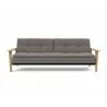 Innovation Living Dublexo Frej Sofa Bed Oak- Mixed Dance Grey- Front View - Innovation Living Dublexo Frej Sofa Bed Oak- Mixed Dance Grey- Front View