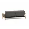 Innovation Living Dublexo Frej Sofa Bed Oak- Mixed Dance Grey- Back Side View - Innovation Living Dublexo Frej Sofa Bed Oak- Mixed Dance Grey- Back Side View