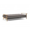 Innovation Living Dublexo Frej Sofa Bed Oak- Mixed Dance Grey-  Folded