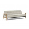 Innovation Living Dublexo Frej Sofa Bed Oak- Mixed Dance Natural-Side view