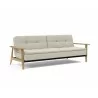 Innovation Living Dublexo Frej Sofa Bed Oak- Mixed Dance Natural-Side view - Innovation Living Dublexo Frej Sofa Bed Oak- Mixed Dance Natural-Side view