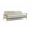Innovation Living Dublexo Frej Sofa Bed Oak- Mixed Dance Natural-Semi Folded - Innovation Living Dublexo Frej Sofa Bed Oak- Mixed Dance Natural-Semi Folded