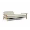 Innovation Living Dublexo Frej Sofa Bed Oak- Mixed Dance Natural-Half Folded - Innovation Living Dublexo Frej Sofa Bed Oak- Mixed Dance Natural-Half Folded