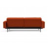 Innovation Living Dublexo Pin Arms Sofa Bed - Elegance Paprika -Full Back View