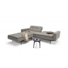 Innovation Living Dublexo Pin Arms Sofa Bed - Mixed Dance Grey - Top Angled View