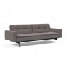 Innovation Living Dublexo Pin Sofa Bed With Arms - Mixed Dance Grey - Angled View