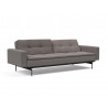 Innovation Living Dublexo Pin Sofa Bed With Arms - Mixed Dance Grey - Angled Half Folded