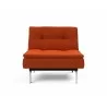 Innovation Living Dublexo Stainless Steel Chair-Elegance Paprika-Front View - Innovation Living Dublexo Stainless Steel Chair-Elegance Paprika-Front View